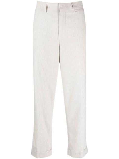 rolled-cuff cropped trousers by CLOSED