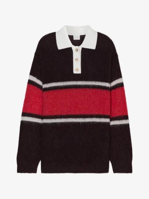rugby-stripe polo sweater by CLOSED