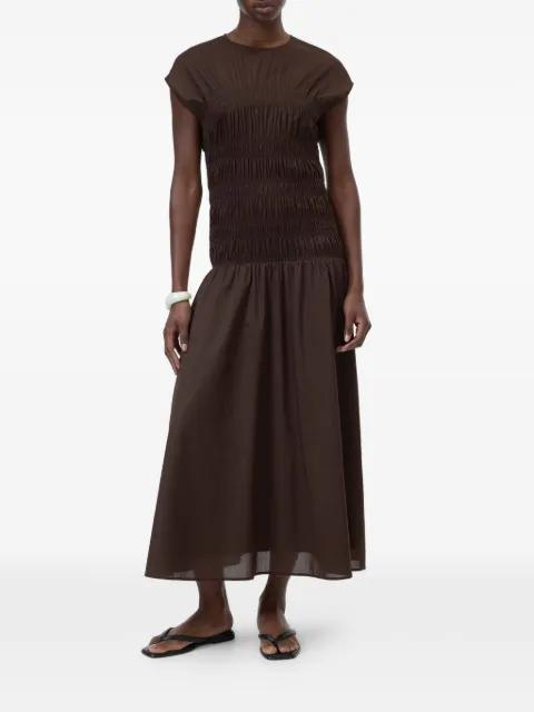 shirred midi dress by CLOSED