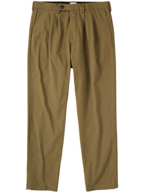straight-leg cotton chino trousers by CLOSED