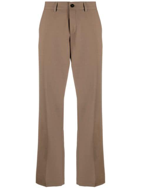 straight-leg mid-rise trousers by CLOSED