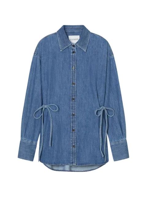 strap waisted blouse by CLOSED