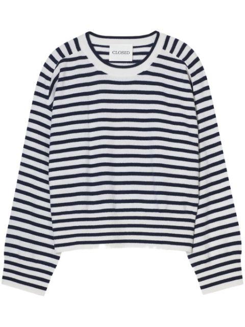 striped cashmere sweater by CLOSED