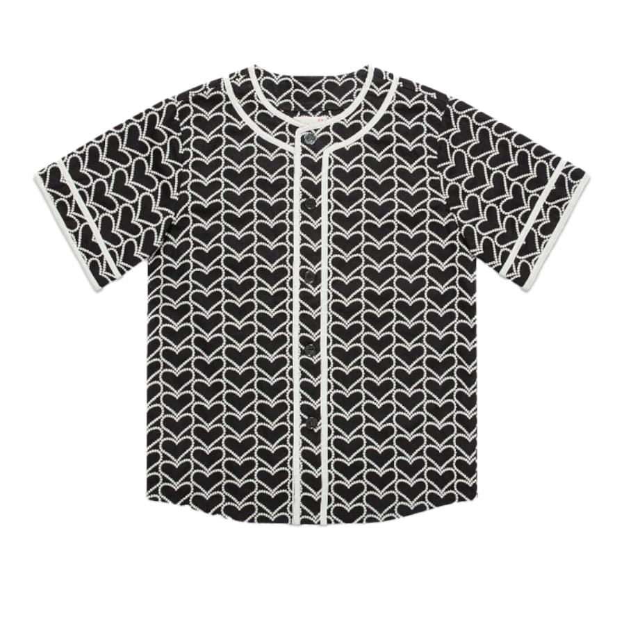 CLOT - Emotionally Unavailable Baseball Shirt - (Black) by CLOT