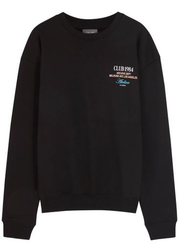 La Dept printed cotton sweatshirt by CLUB 1984