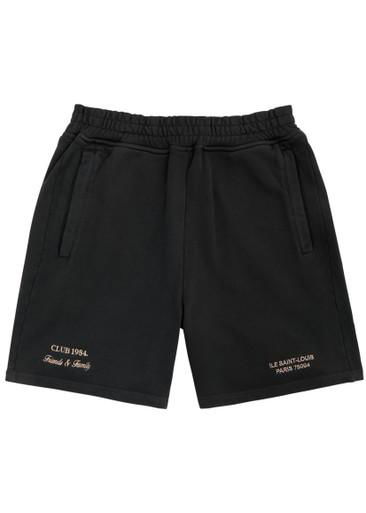 Saint Louis embroidered cotton shorts by CLUB 1984