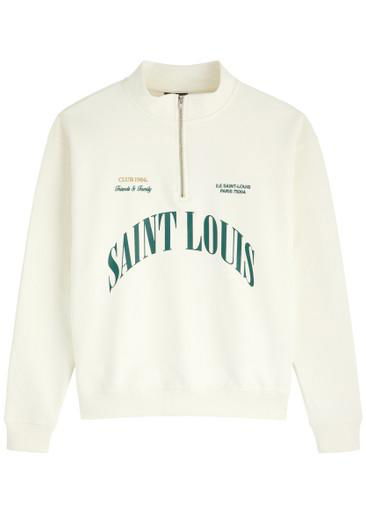 Saint Louis half-zip cotton sweatshirt by CLUB 1984