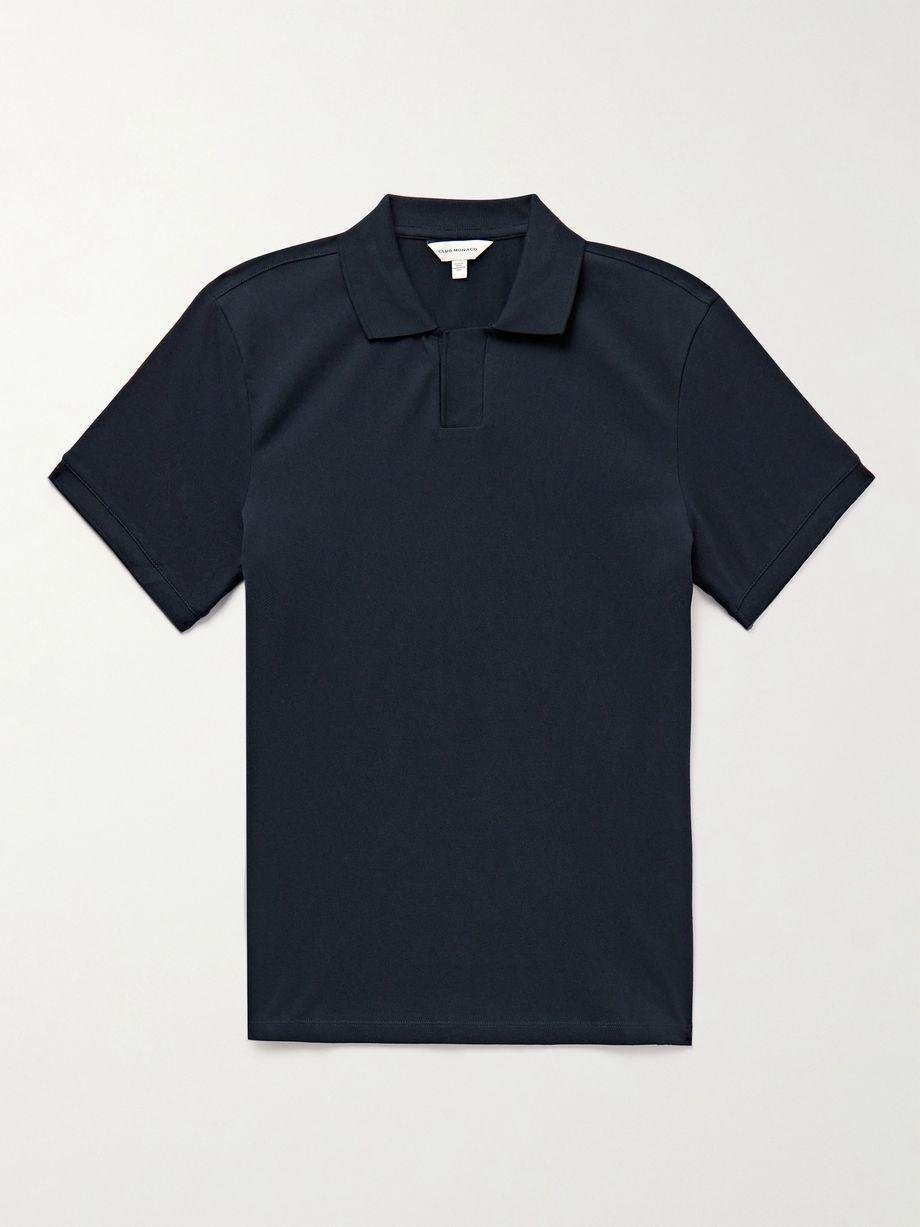 Johnny Stretch-Cotton Piqué Polo Shirt by CLUB MONACO