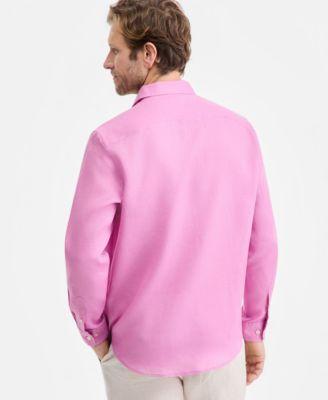 Men's 100% Linen Shirt by CLUB ROOM
