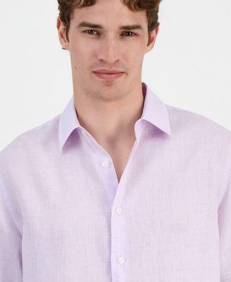Men's 100% Linen Shirt by CLUB ROOM
