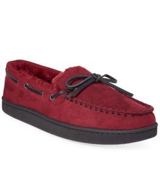 Men's Moccasin Slippers by CLUB ROOM