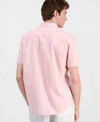 Men's Printed Short-Sleeve Shirt by CLUB ROOM