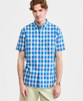 Men's Printed Short-Sleeve Shirt by CLUB ROOM