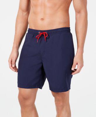 Men's Quick-Dry Performance Solid 7" Swim Trunks by CLUB ROOM
