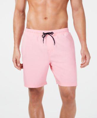Men's Quick-Dry Performance Solid 7" Swim Trunks by CLUB ROOM
