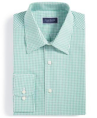 Men's Regular-Fit Check Shirt, Created for Macys by CLUB ROOM