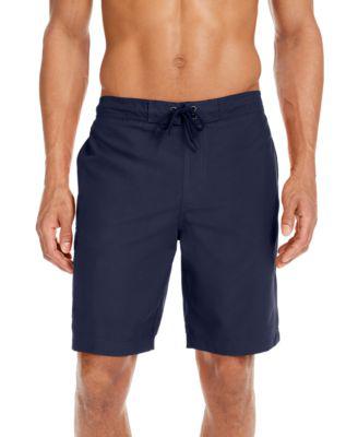Men's Solid Quick-Dry 9" E-Board Shorts by CLUB ROOM
