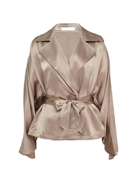 Amelie silk-satin jacket by CLUB21 COLLECTION