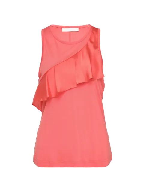 Bonnie ruffled jersey blouse by CLUB21 COLLECTION