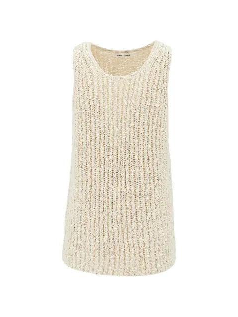 El open-knit vest by CMMN SWDN