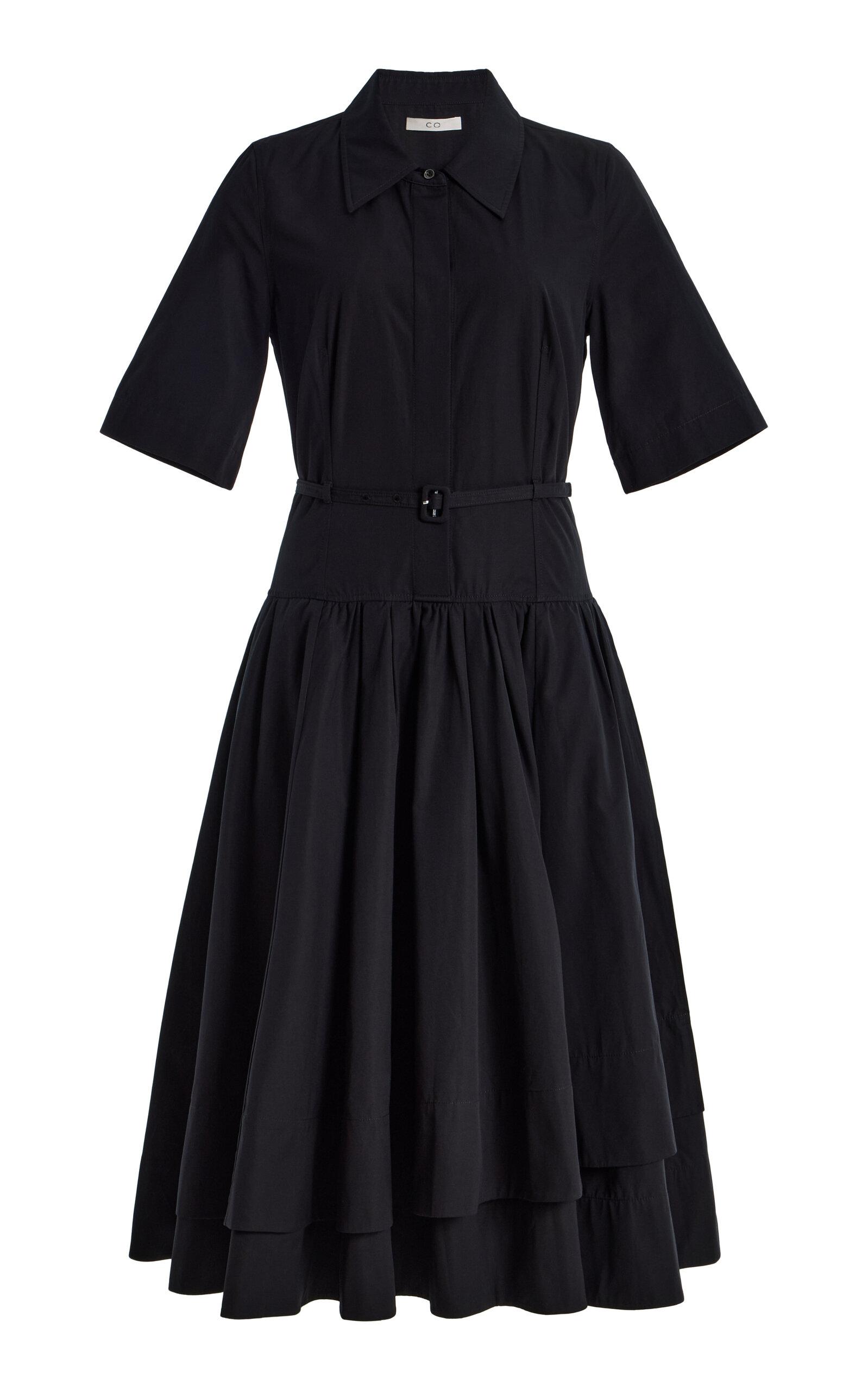 Co Belted Cotton Dress - Moda Operandi by CO