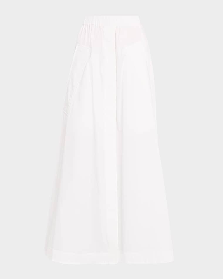 Cotton Maxi Parachute Skirt by CO