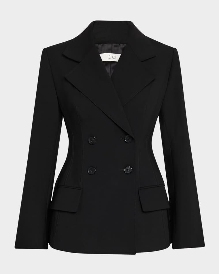 Double-Breasted Fitted Blazer by CO