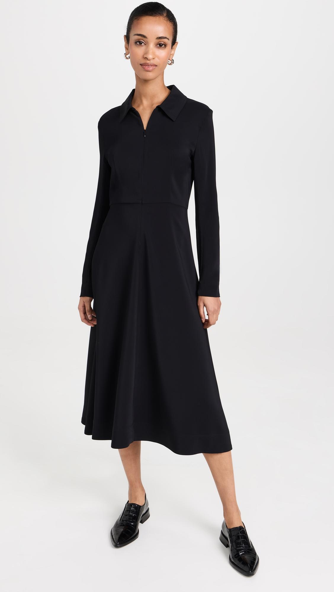 Long Sleeve Shirt Dress by CO