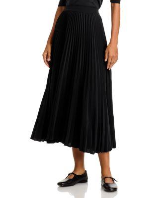 Pleated Midi Skirt by CO