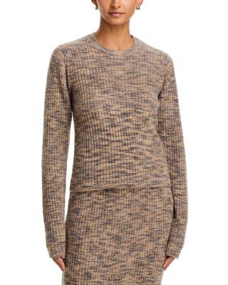 Wool and Cashmere Blend Ruched Knit Top by CO