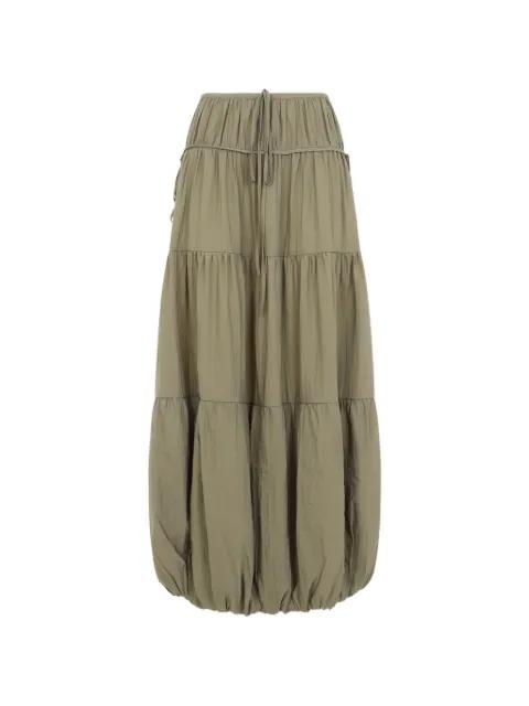 bubble-hem maxi skirt by CO