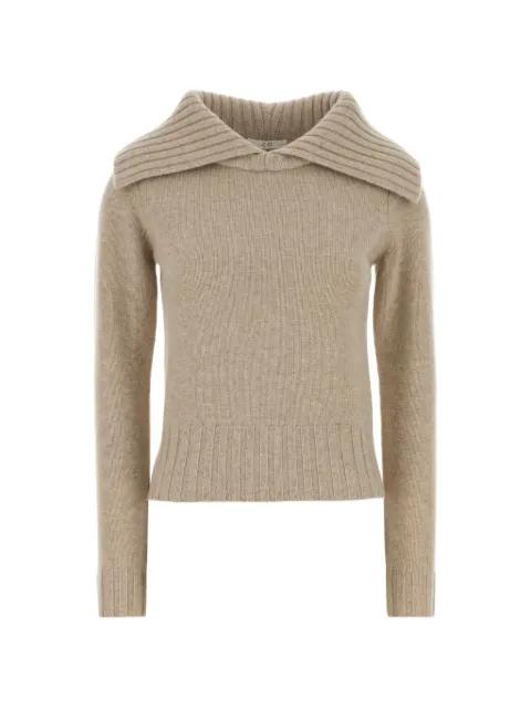 collared cashmere sweater by CO