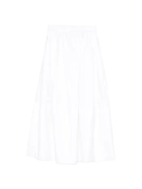 elasticated-waistband midi skirt by CO