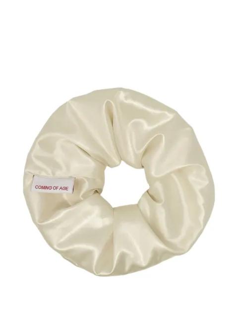 satin scrunchie by COA NYC