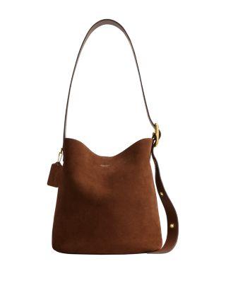 Bleecker Suede Bucket Bag by COACH