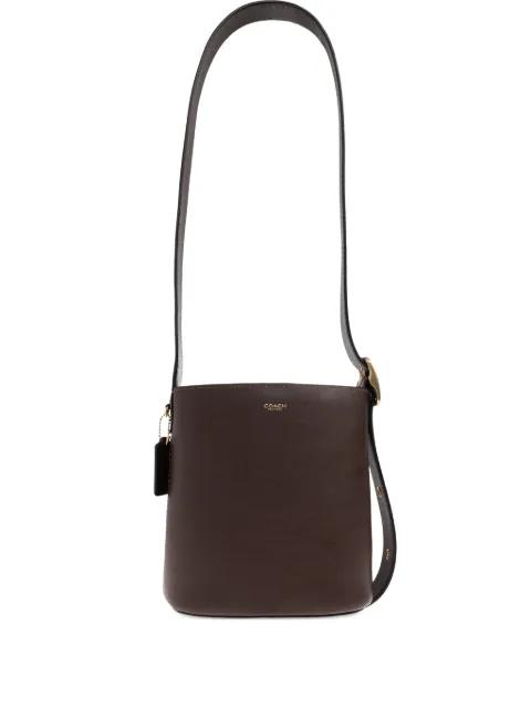 Bleecker strap calf leather tote bag by COACH
