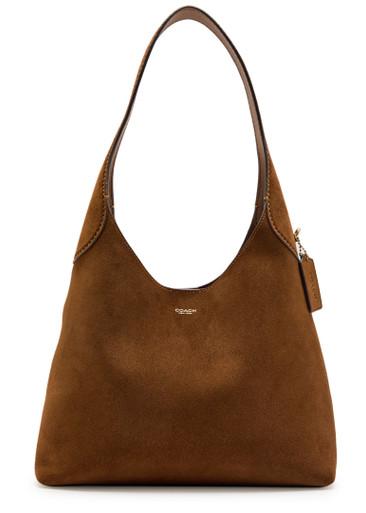 Brooklyn 28 suede shoulder bag by COACH