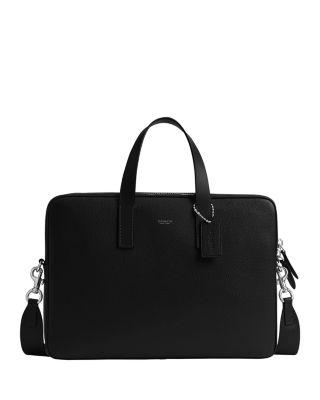 Carlyle Leather Brief Bag by COACH