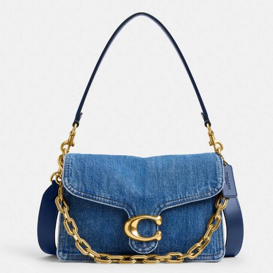 Coach Chain Tabby Denim Shoulder Bag by COACH