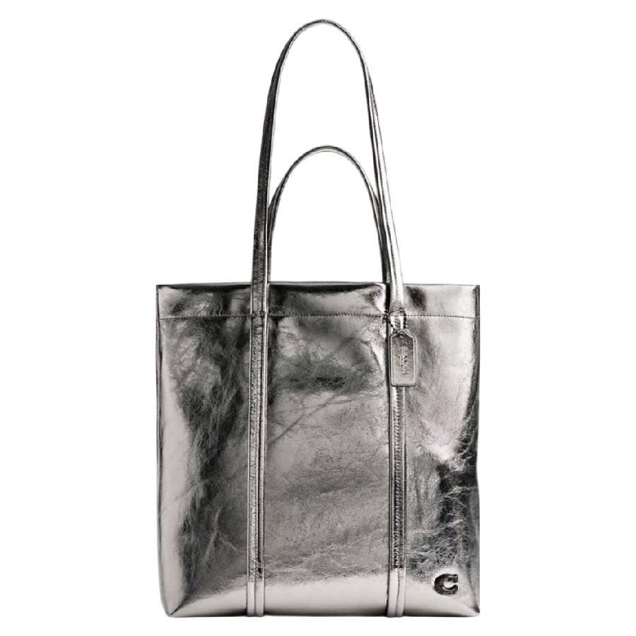 Coach Hall 33 Metallic Tote Bag by COACH