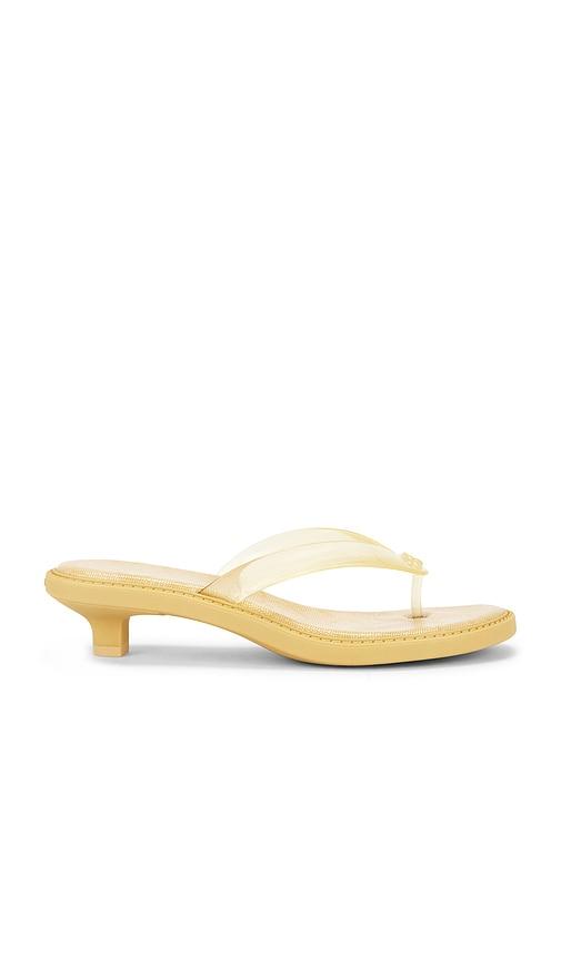 Coach Jelly Flip Flop Sandal in Yellow by COACH