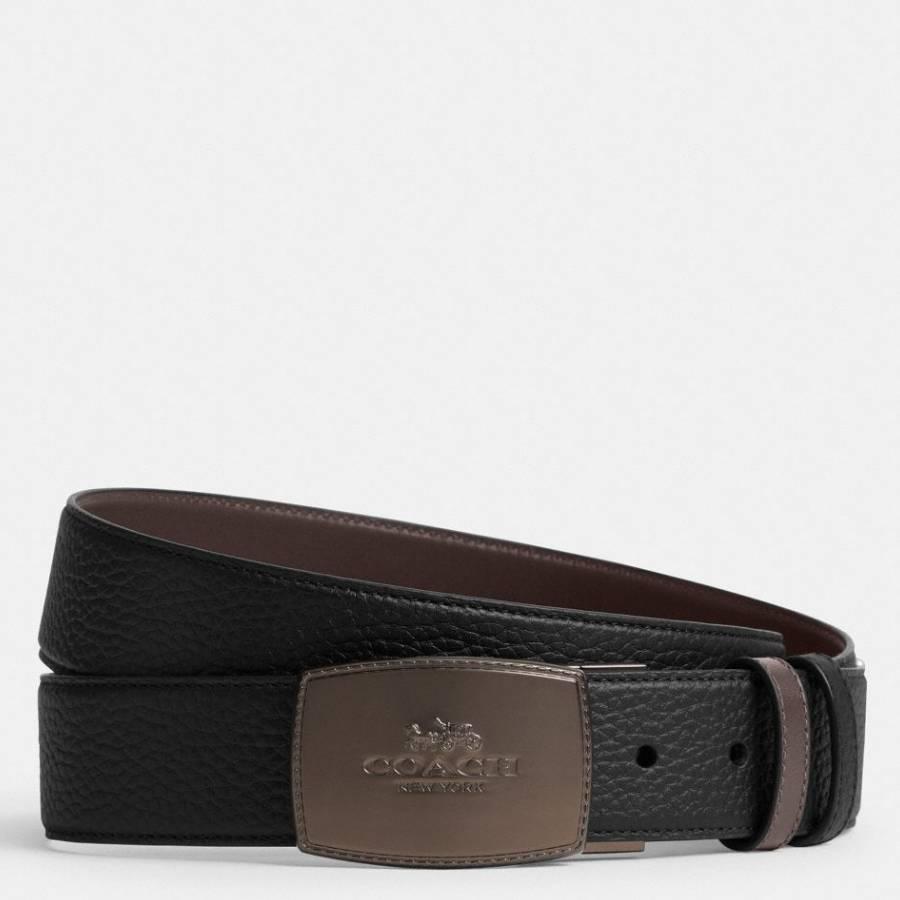 Coach Reversible Plaque Buckle Cut To Size Belt by COACH
