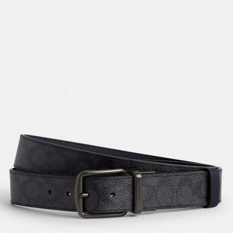 Coach Signature Buckle Cut-To-Size Reversible Boxed Harness Belt by COACH