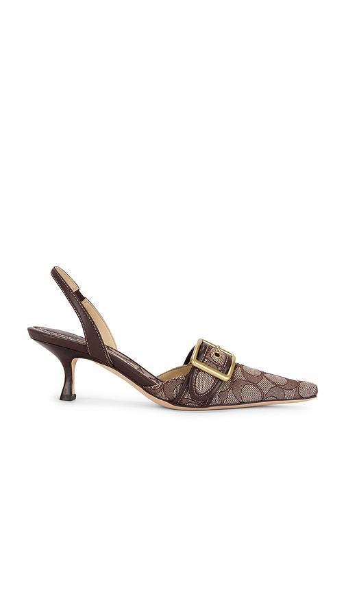 Coach Slingback Pump in Brown by COACH