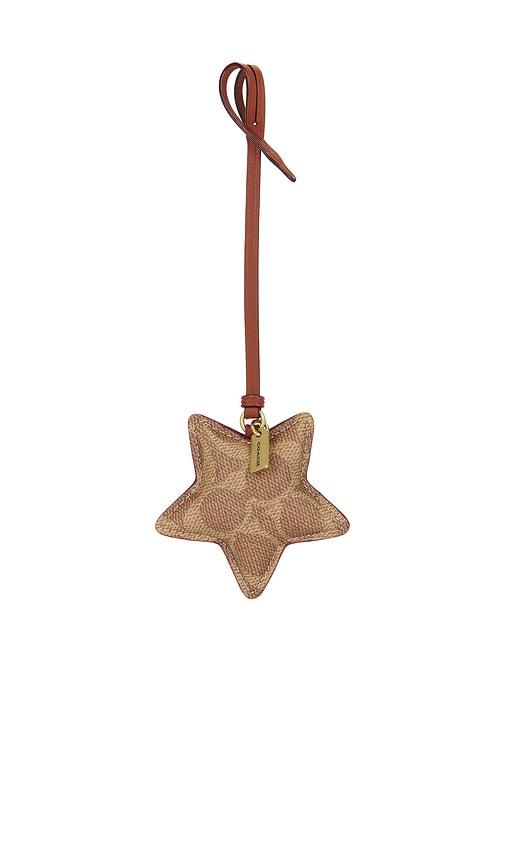 Coach Star Puffy Signature Bag Charm in Brown by COACH