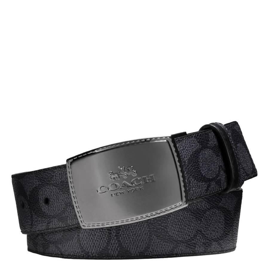 Coach Stitched Plaque Buckle Cut-To-Size Reversible Belt by COACH