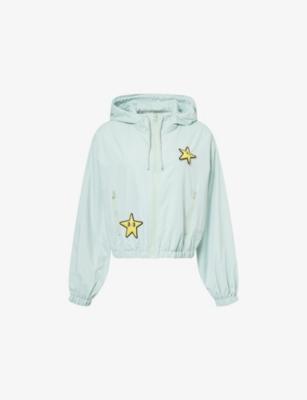 Coach x Brain Dead Graphic-Patch Hooded Shell Jacket by COACH