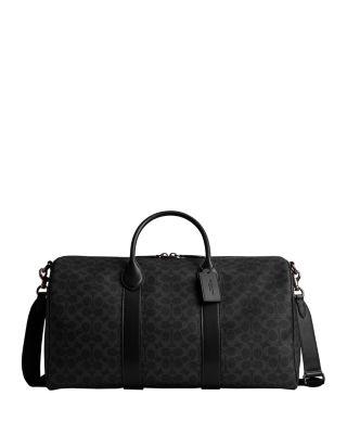 Compass Material Signature Bag by COACH