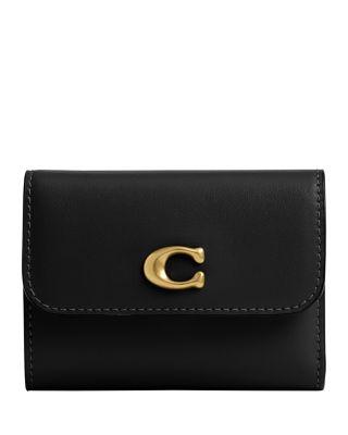 Essential Mini Card Holder Leather Wallet by COACH
