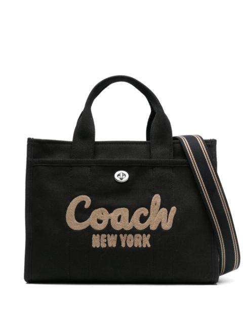 Field logo-appliqué tote bag by COACH